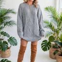  Cozy Cable Knit Sweater Dress | S-XL