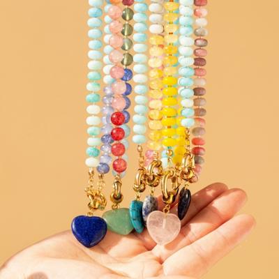 Natural Stone Mixed Bead Necklace