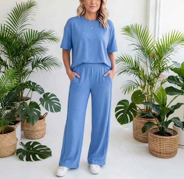 Haven Oversize Tee Pocketed Pants Set | S-XL