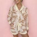  Leopard Print Long Sleeve Lounge Set | S-XL