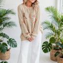  Hello Fall Embroidered Knit Loose Sweater | S-XL