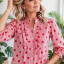  Polka & Stripe Style Shift Top | S-XL