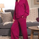  Cozy Scuba Collared Pullover & Pants Set