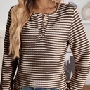  The Cozy Textured Knit Henley Top | S-XL