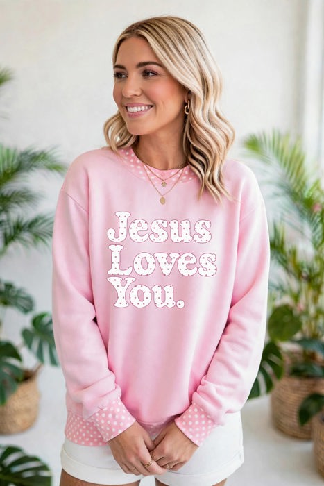 Forever Loved Mock-Neck Sweatshirt | S-XL
