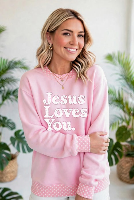 Forever Loved Mock-Neck Sweatshirt | S-XL