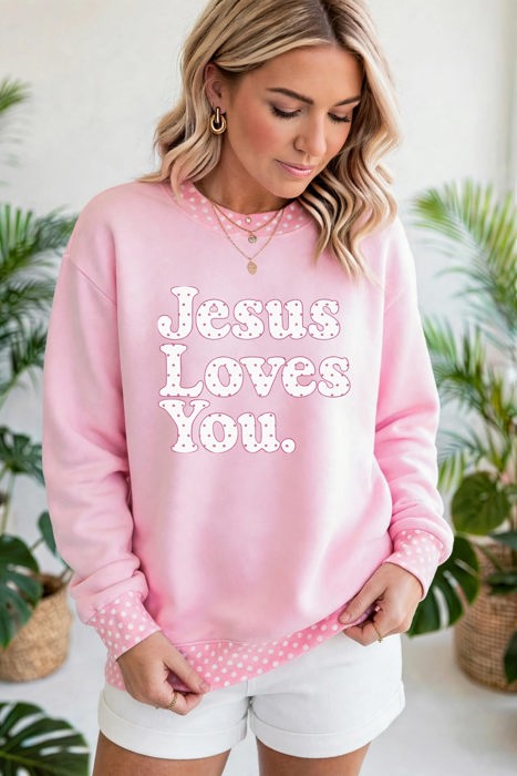Forever Loved Mock-Neck Sweatshirt | S-XL