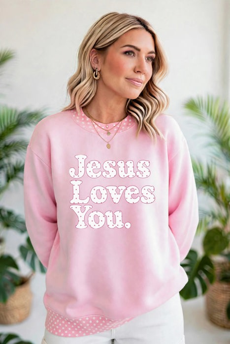 Forever Loved Mock-Neck Sweatshirt | S-XL