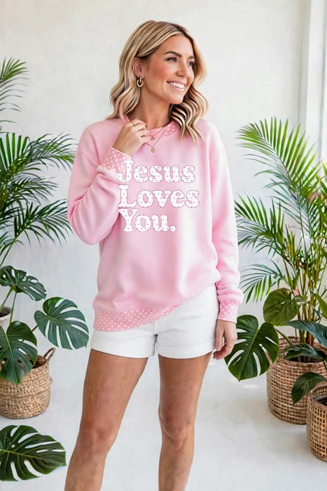 Forever Loved Mock-Neck Sweatshirt | S-XL