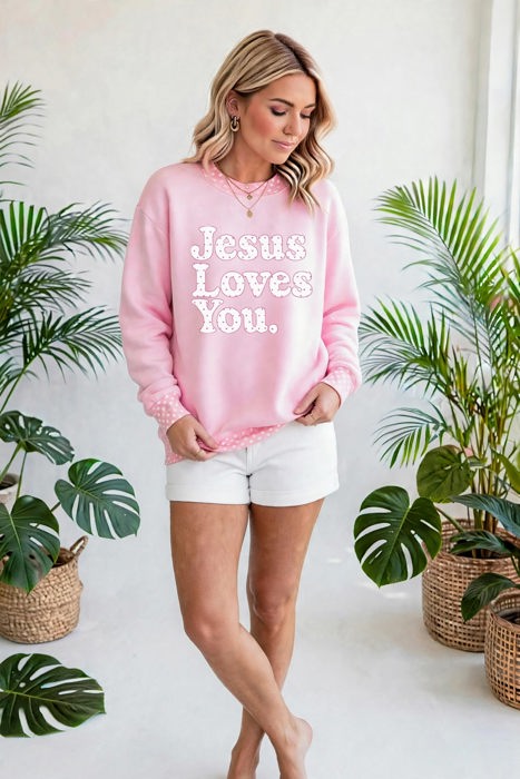 Forever Loved Mock-Neck Sweatshirt | S-XL