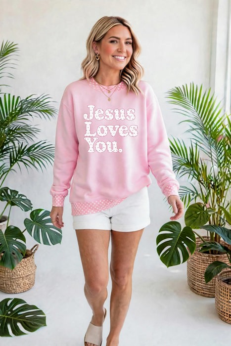 Forever Loved Mock-Neck Sweatshirt | S-XL