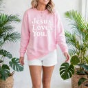  Forever Loved Mock-Neck Sweatshirt | S-XL