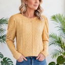  Veloura Puff Sleeve Sweater | S-XL