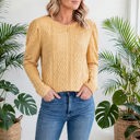 Veloura Puff Sleeve Sweater | S-XL