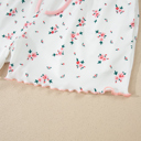  Floral Breeze Ribbed Lounge Set.