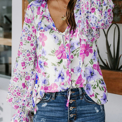Blossom Breeze Casual Top | S-2XL