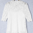  High Neck Lace Noelle Blouse | S-XL