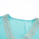  Delicate Lace Trim V-Neck Blouse | S-XL