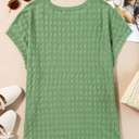  Color Textured Batwing Sleeve Top | S-XL