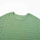  Color Textured Batwing Sleeve Top | S-XL