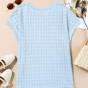  Color Textured Batwing Sleeve Top | S-XL