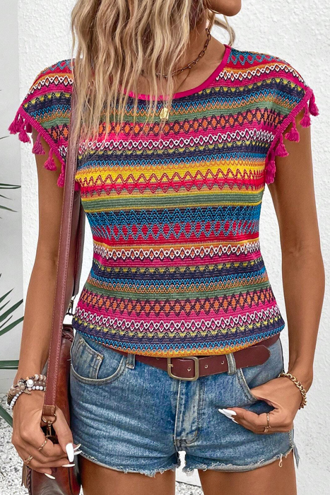 Tassel Threads Top | S-XL