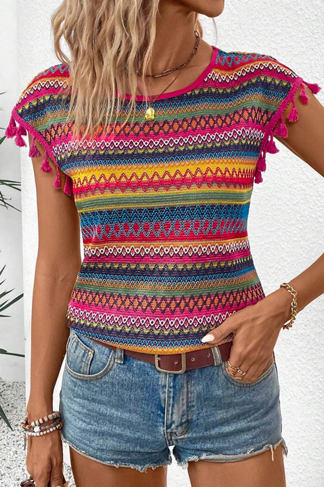 Tassel Threads Top | S-XL