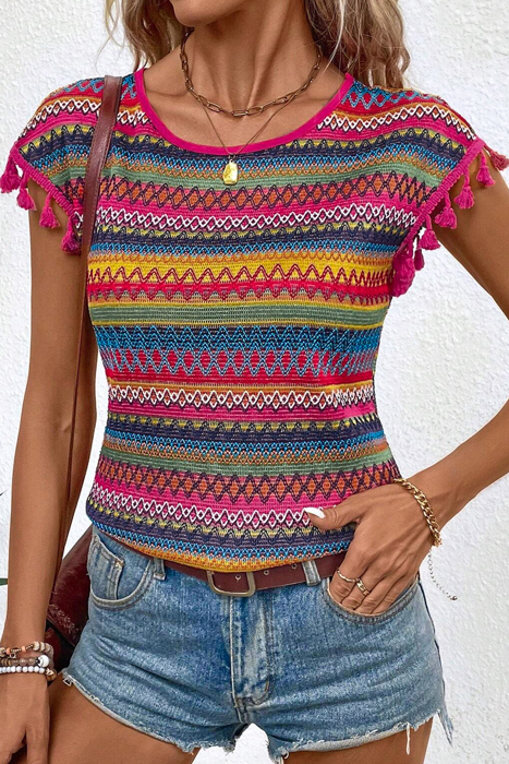 Tassel Threads Top | S-XL