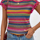  Tassel Threads Top | S-XL