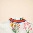  Sweet Petals Contrast Blouse | S-XL