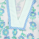  Floral Print Patchwork Flutter Sleeve Blouse | S-XL