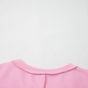  Ribbed Exposed Seam Detail Drop Shoulder Baggy Pullover |  S-XL