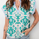  Bohemian Stripe Flutter Top | S-XL