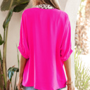  Leopard Luxe Half Sleeve  Dolman Blouse | S-XL