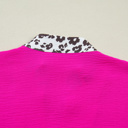  Leopard Luxe Half Sleeve  Dolman Blouse | S-XL