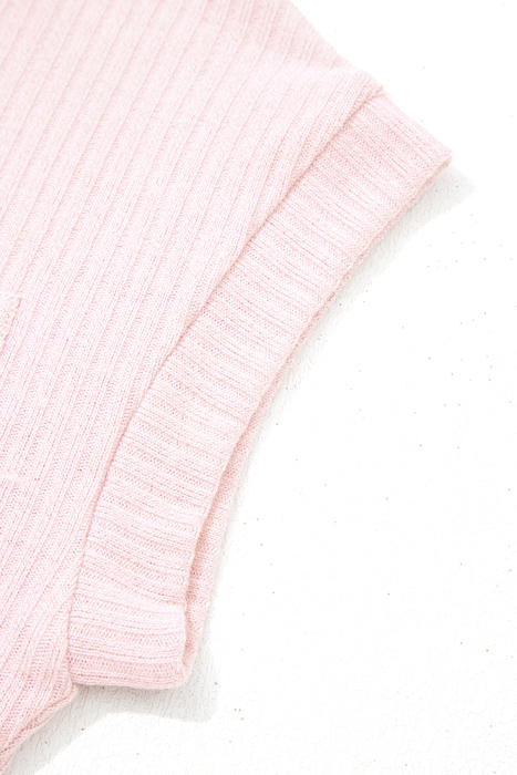 Sunny Day Collared Ribbed Pocket Top | S-XL