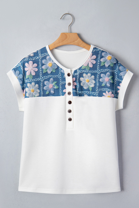 Floral Print Harmony Chic Blouse | S-XL