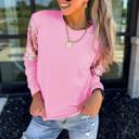  Sequin Round Neck Pullover Top | S-XL