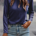 Medium Blue Everyday Seam & Style Long Sleeve | S-2XL