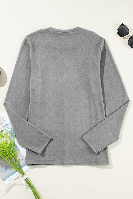 All-Day Seam Detail Layering Long Sleeve Top | S-2XL