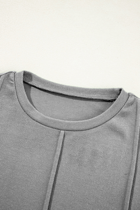 All-Day Seam Detail Layering Long Sleeve Top | S-2XL