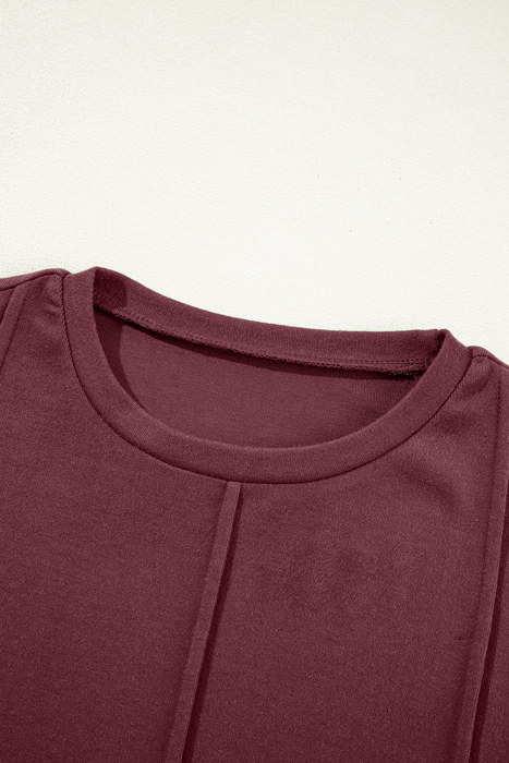 All-Day Seam Detail Layering Long Sleeve Top | S-2XL