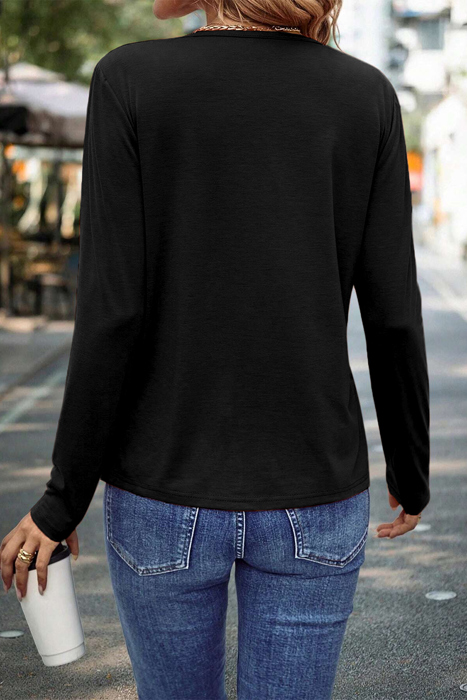 Autumn Asym Layering Long Sleeve Top | S-2XL