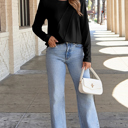  Autumn Asym Layering Long Sleeve Top | S-2XL