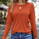  Autumn Asym Layering Long Sleeve Top | S-2XL