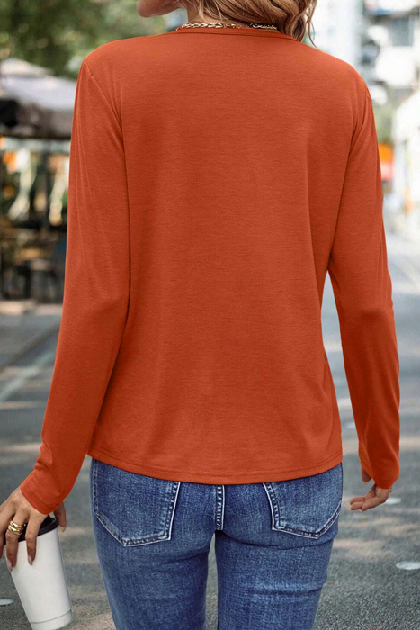Autumn Asym Layering Long Sleeve Top | S-2XL