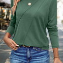  Autumn Asym Layering Long Sleeve Top | S-2XL