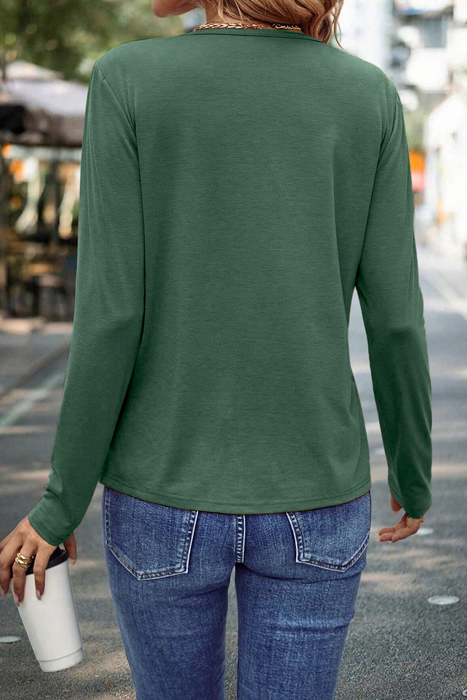 Autumn Asym Layering Long Sleeve Top | S-2XL