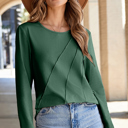  Autumn Asym Layering Long Sleeve Top | S-2XL