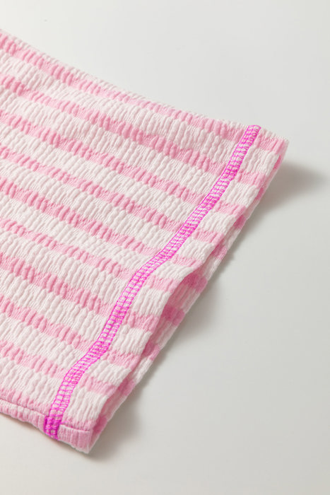 Fresh Days Stripe Half-Sleeve Top | S-XL